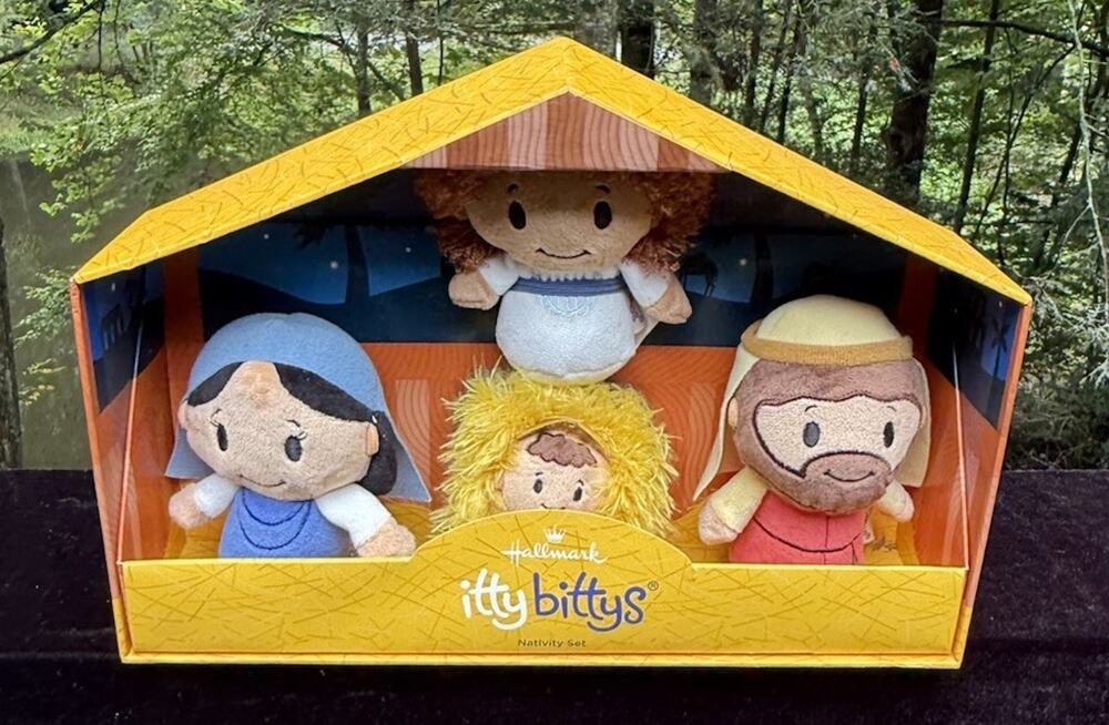 Hallmark Itty Bittys Nativity Collector Set Christmas New Mary Joseph Baby NEW!
